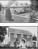 Tudor and Colonial Revival plans.