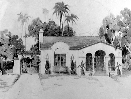 Spanish House Plans on California Mission Spanish Bungalow House Plan  1923